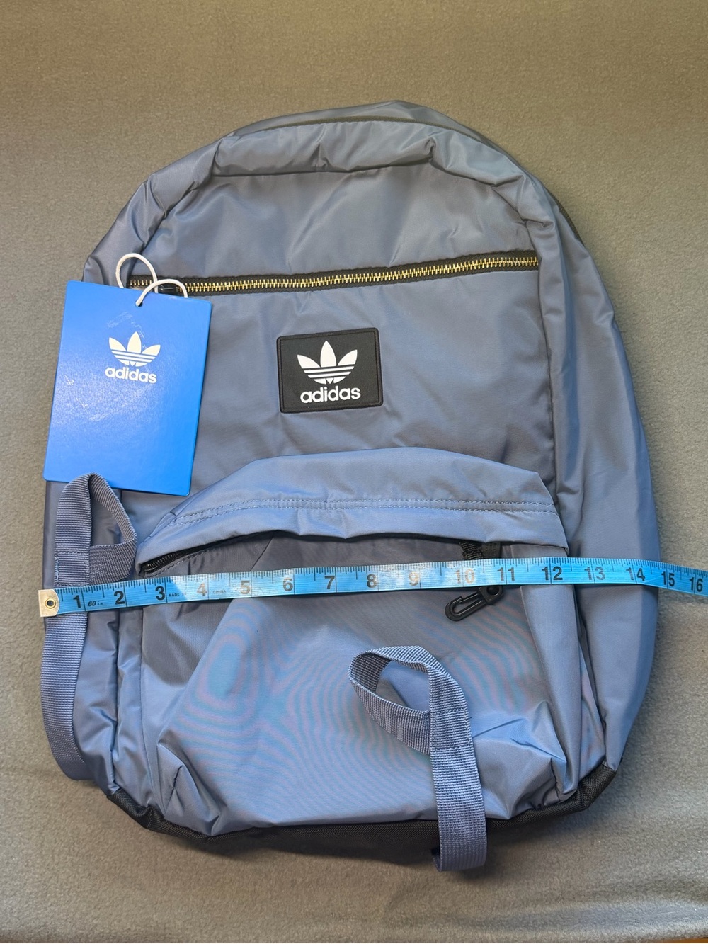 adidas Gray-Blue Trefoil Everyday Backpack